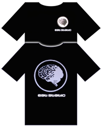 EMBROIDERED BRAIN<br/>T SHIRT 